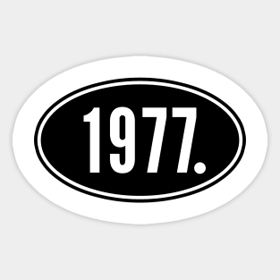 ASH 1977 Sticker